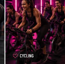 TakeBeat live during a cycling class