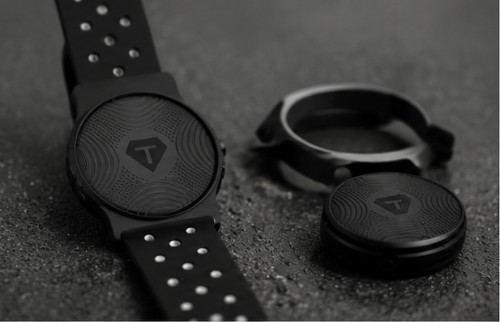 TakeBeat T325 heart-rate band โ wrist sensor with clip mount